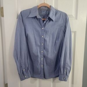 Izod Light Blue - Purple Button-Down Shirt